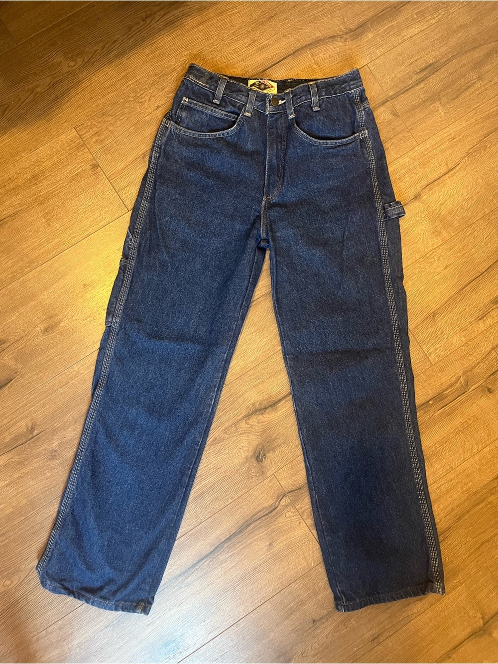 Dark Blue Vintage Carpenter Jeans - Relaxed Fit